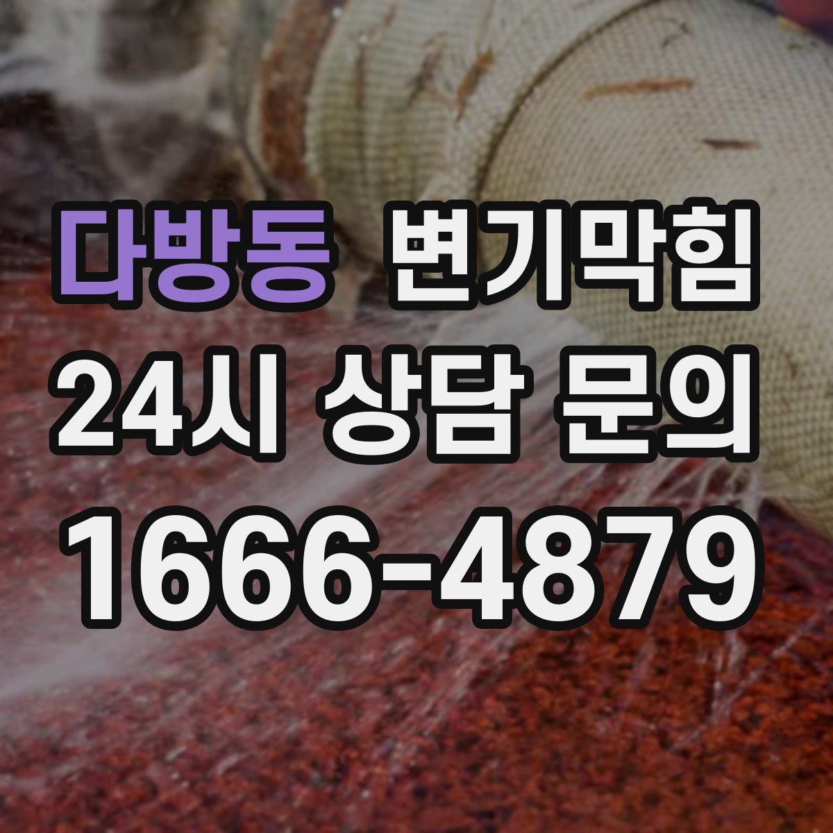 다방동 변기막힘