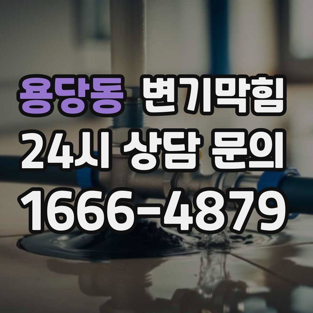 용당동 변기막힘 변기 뚫는 법 환기와 소독까지 한 번에