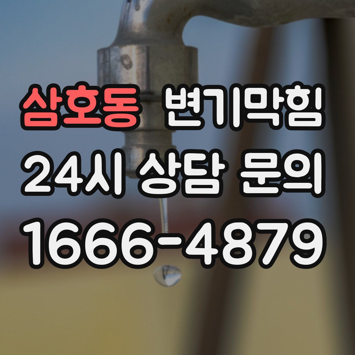 삼호동 변기막힘