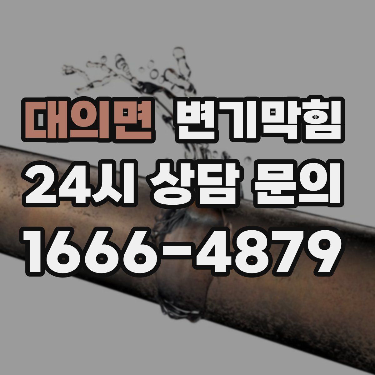 대의면 변기막힘