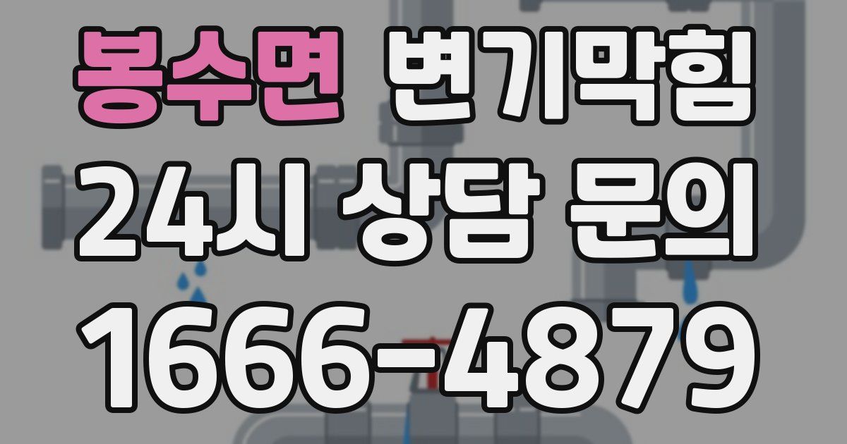 봉수면 변기