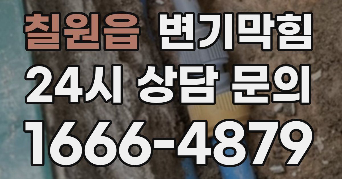 칠원읍 변기