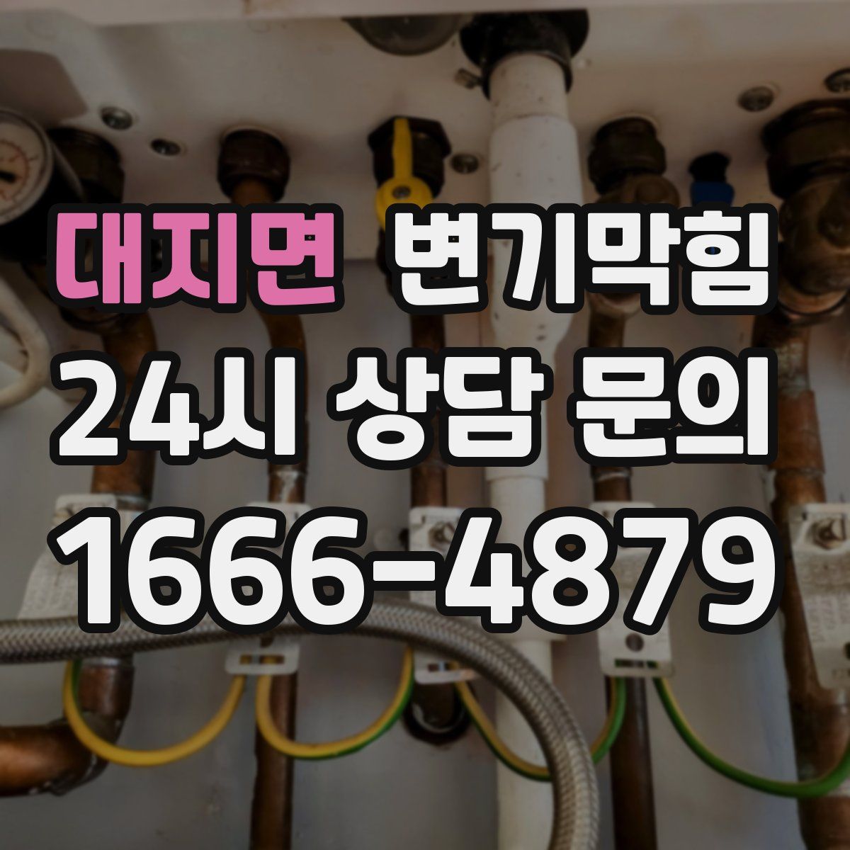 대지면 변기막힘