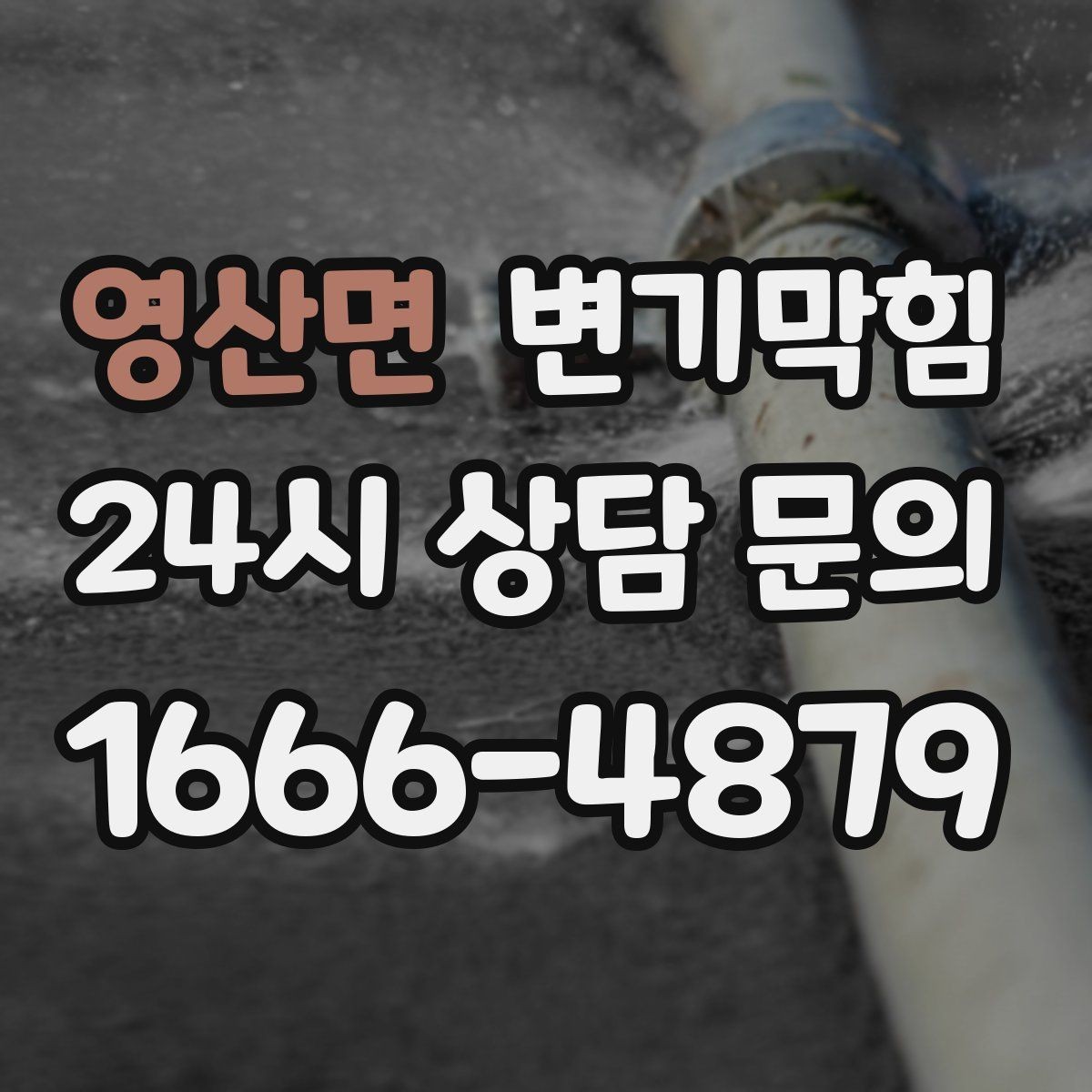 영산면 변기막힘 단독 주택 화장실역류 수봉 복원
