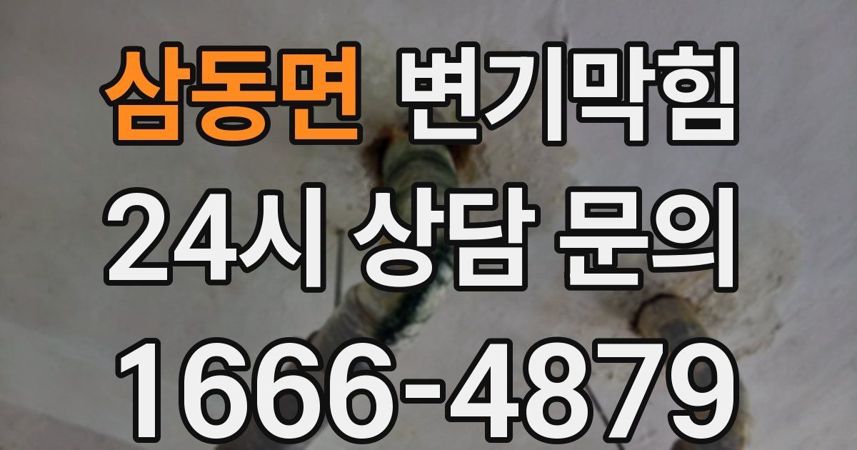 삼동면 변기