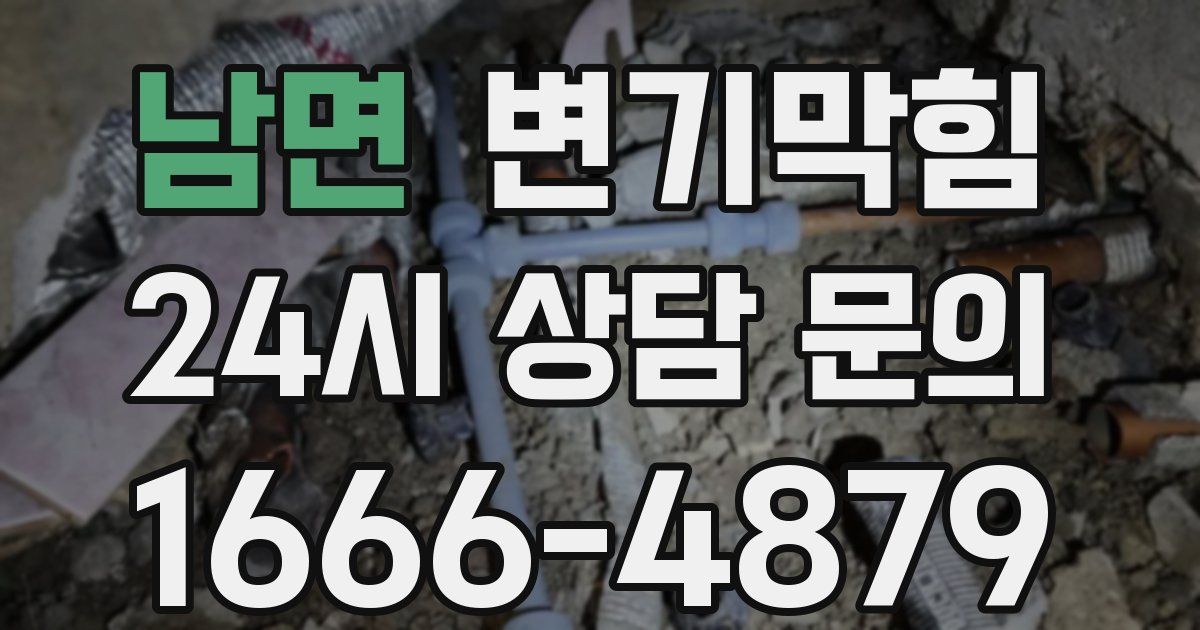 남면 변기