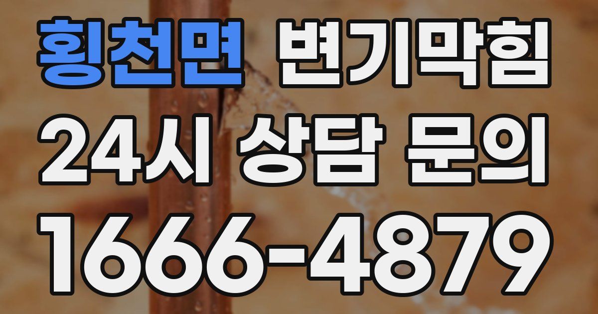 횡천면 변기