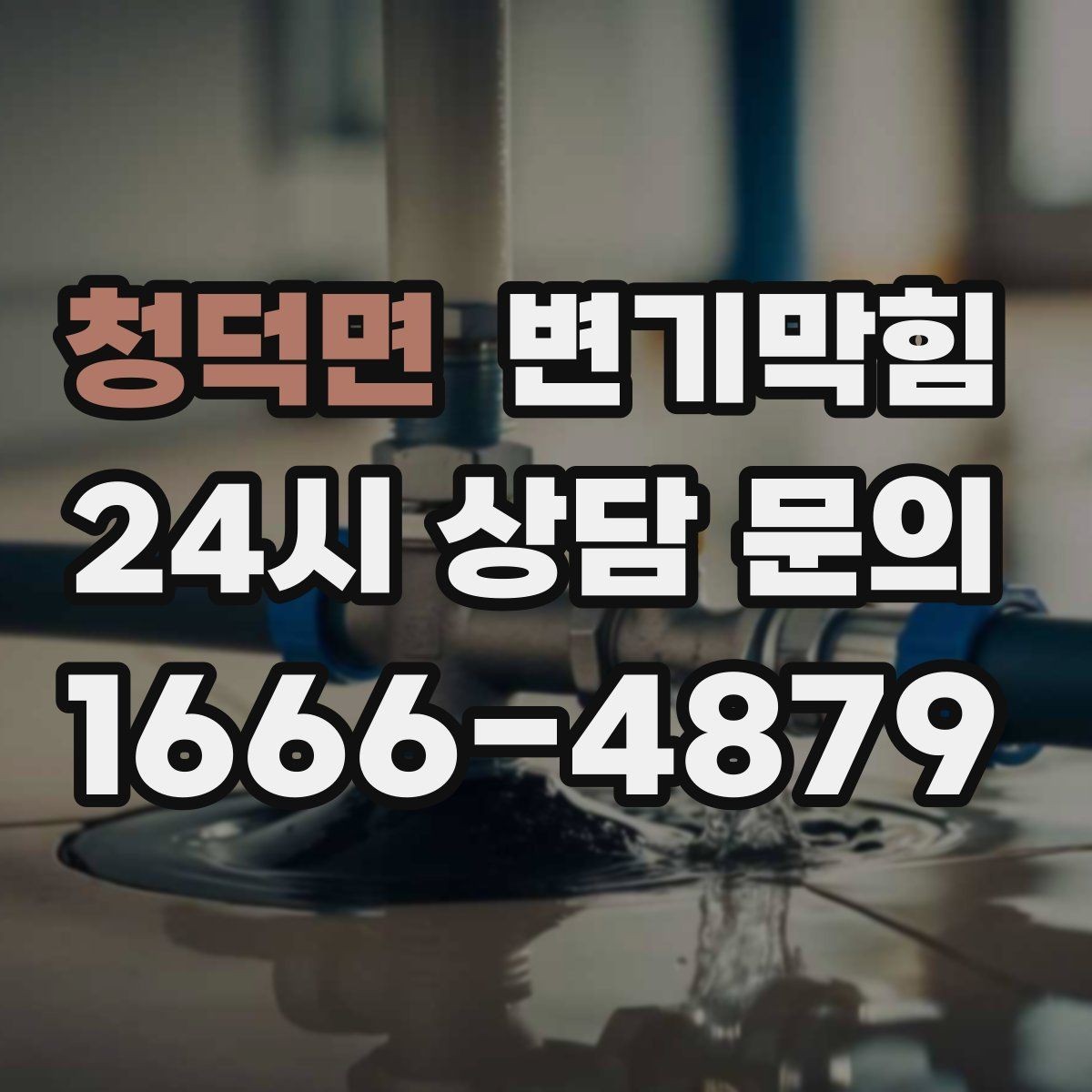 청덕면 변기막힘 원룸 수봉 유지로 악취 예방
