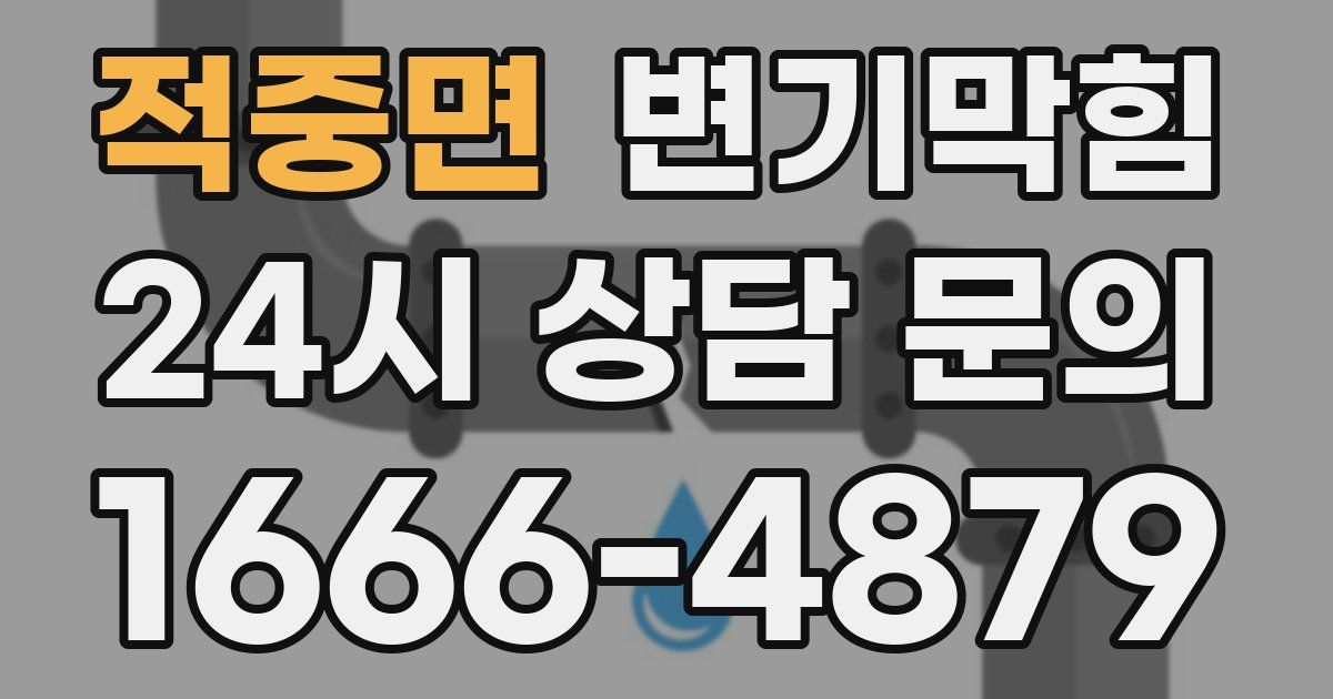 적중면 변기