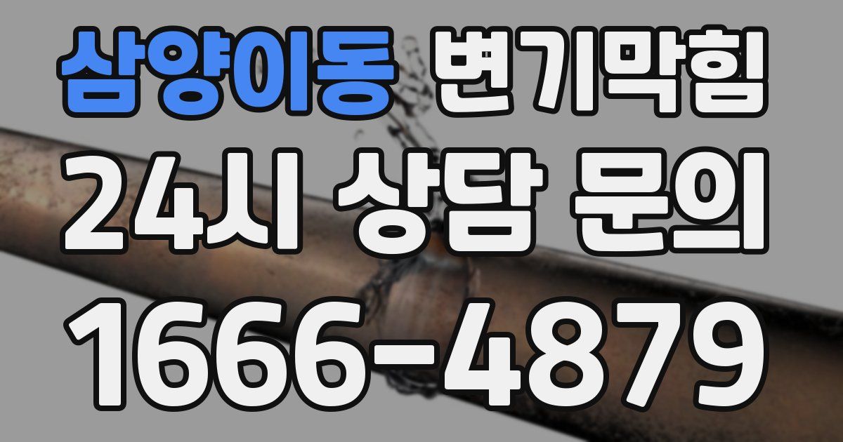 삼양이동 변기