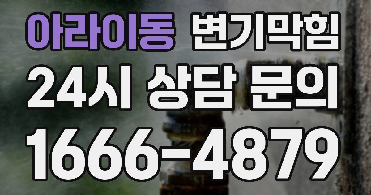 아라이동 변기