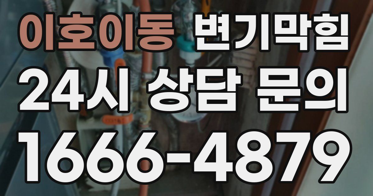 이호이동 변기