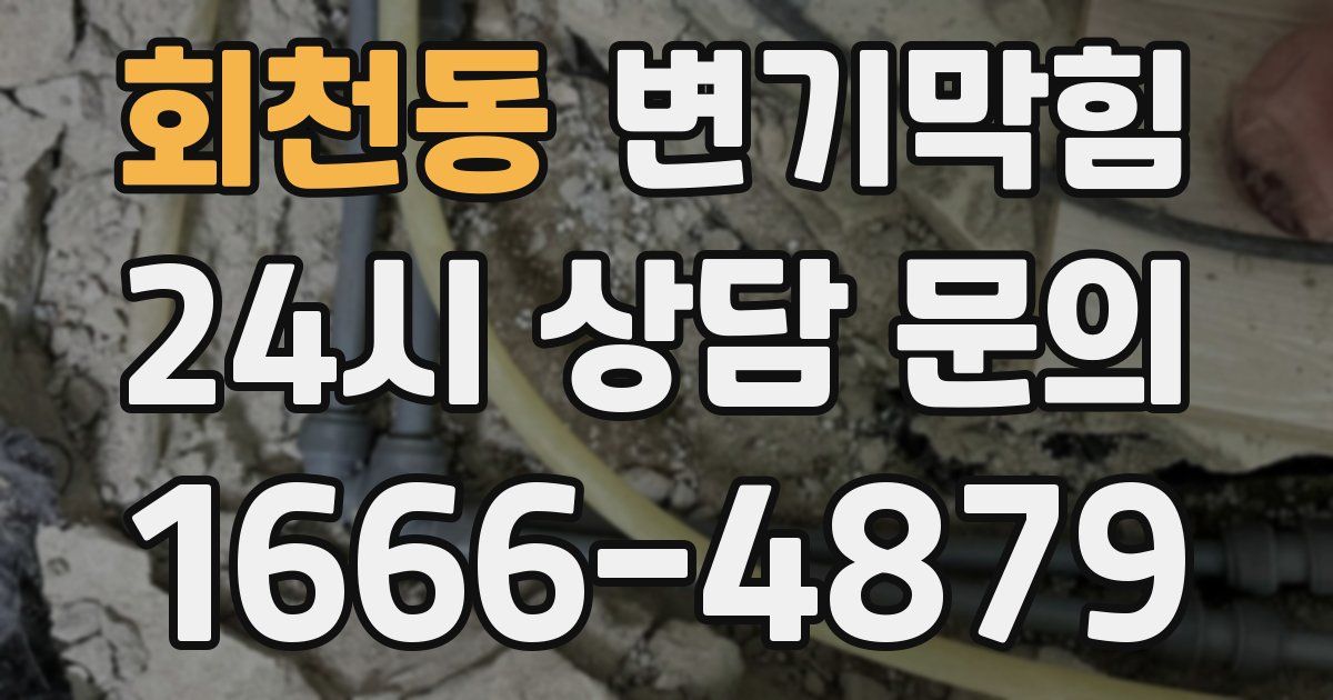 회천동 변기