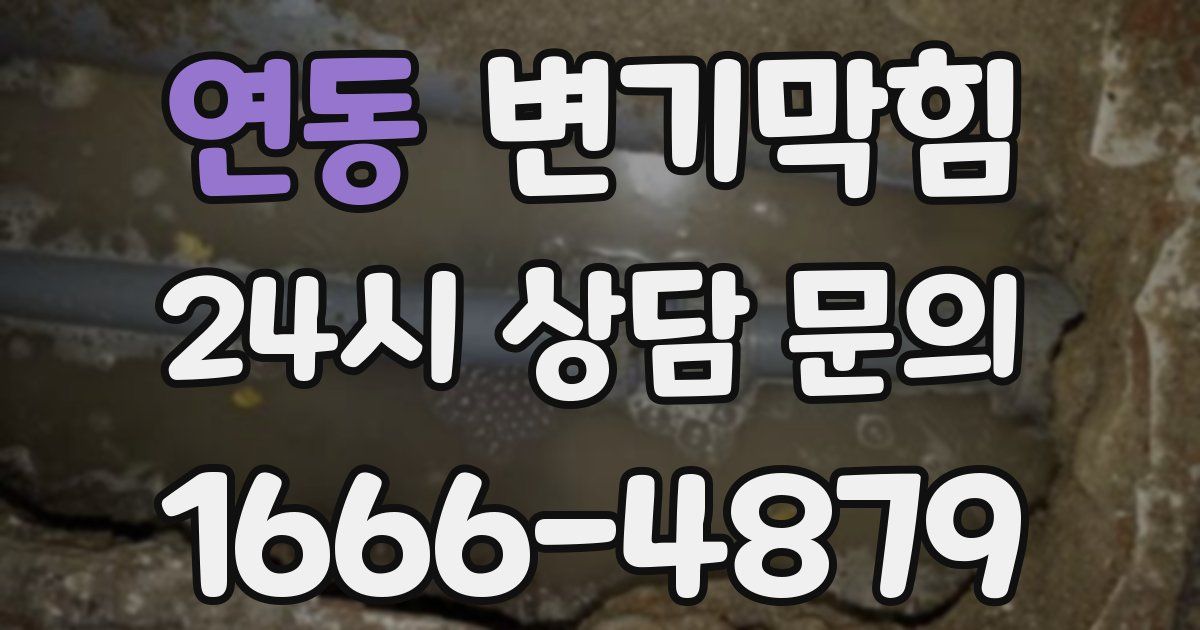 연동 변기