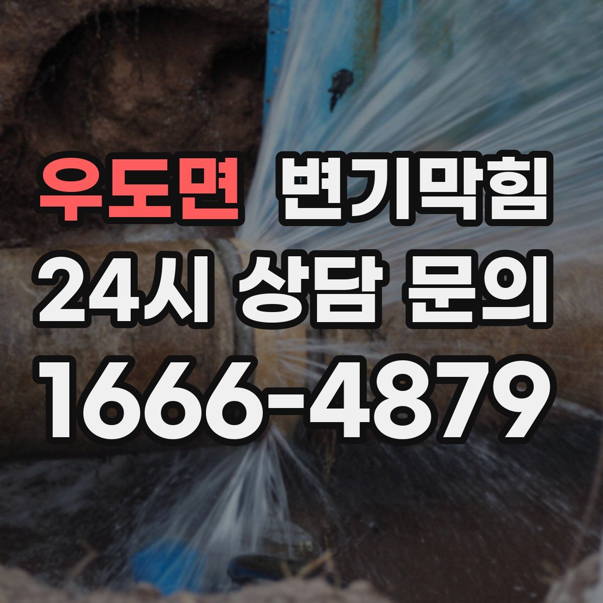 우도면 변기막힘