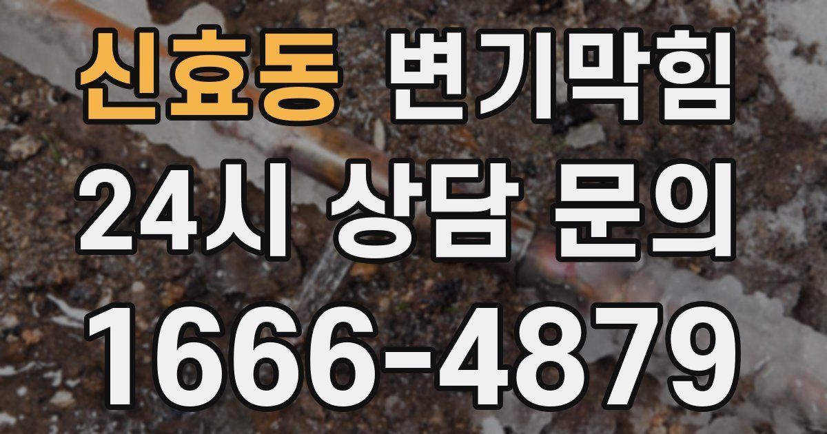 신효동 변기