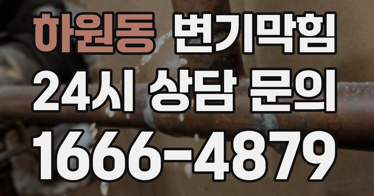 하원동 변기