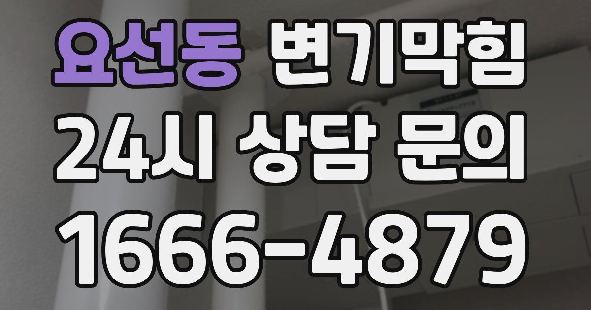 요선동 변기