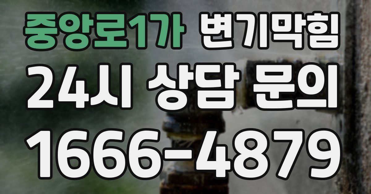 중앙로1가 변기