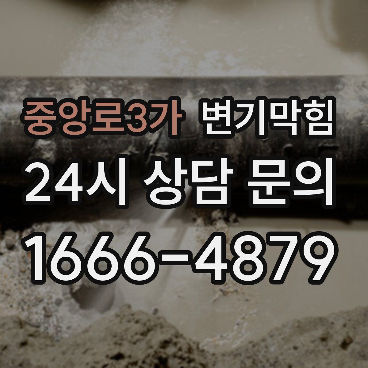 중앙로3가 변기막힘