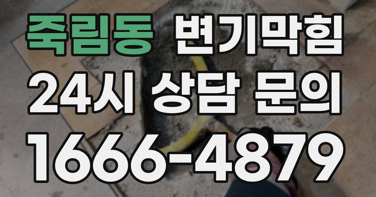 죽림동 변기