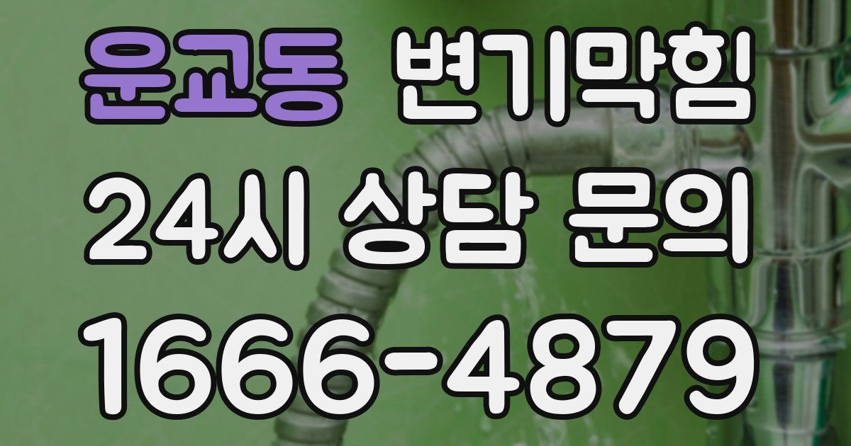 운교동 변기
