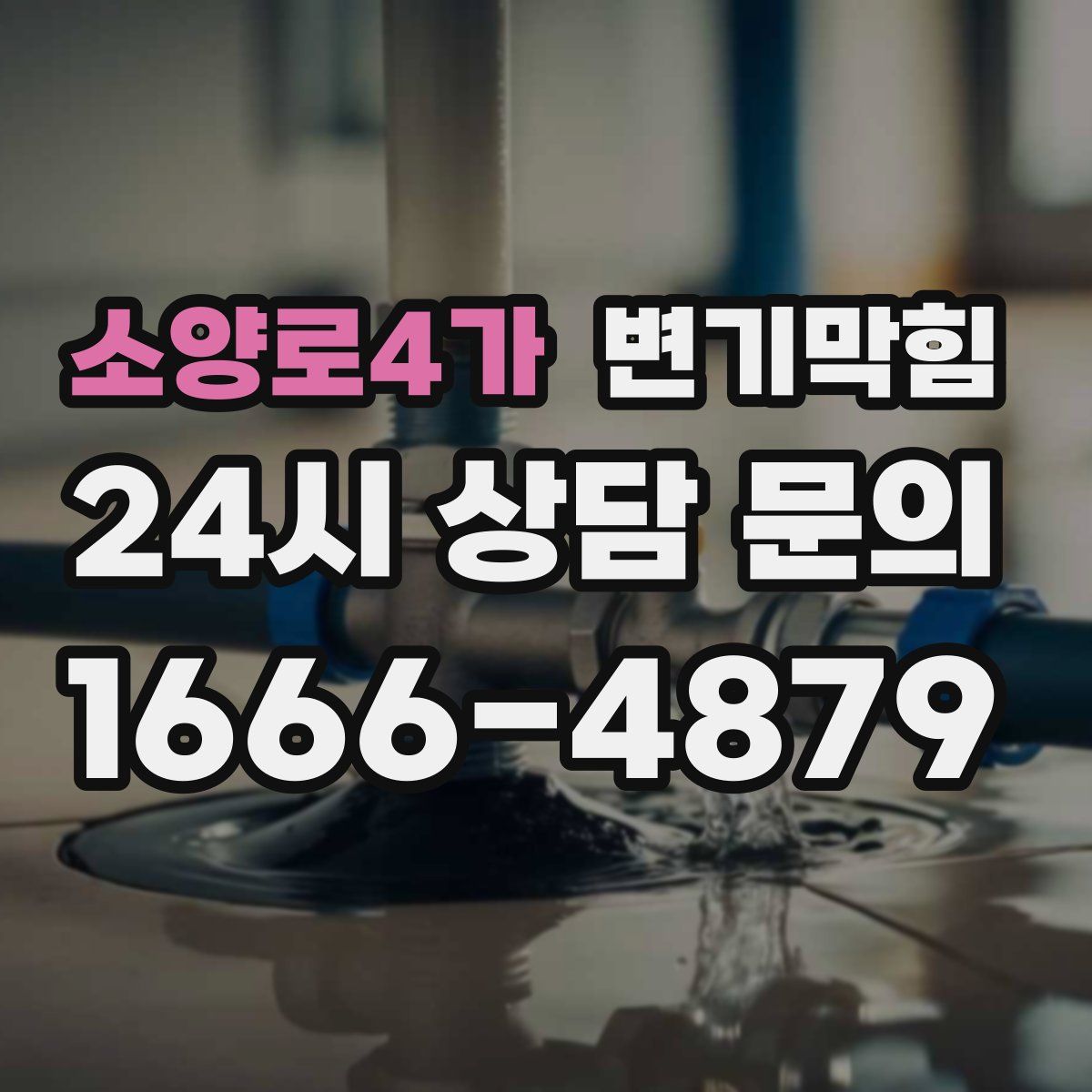 소양로4가 변기막힘