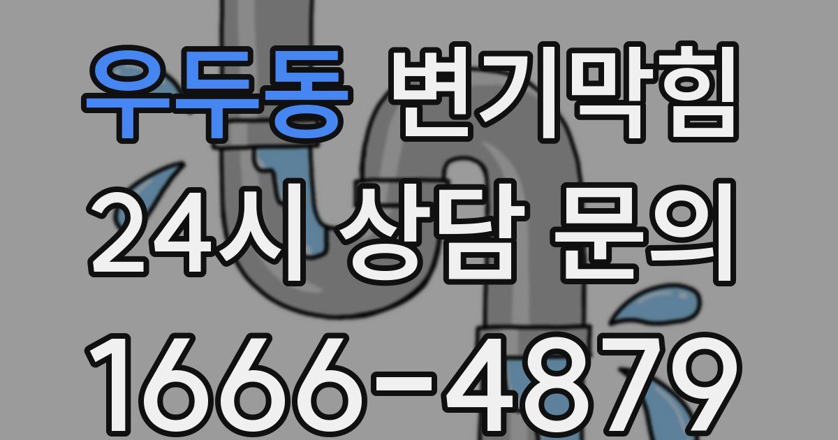 우두동 변기