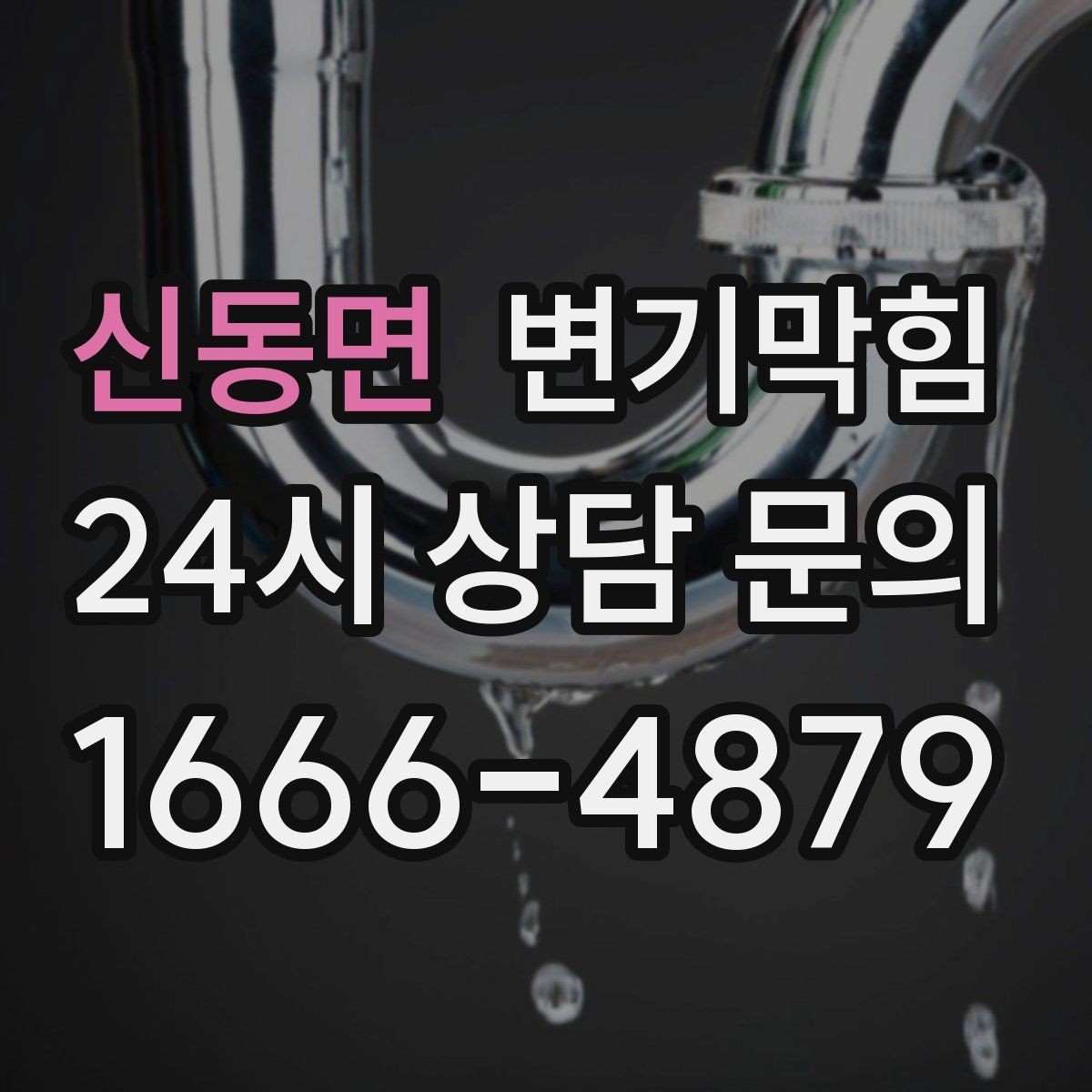 신동면 변기막힘 식당 배수구막힘 주방·홀 분리 운영