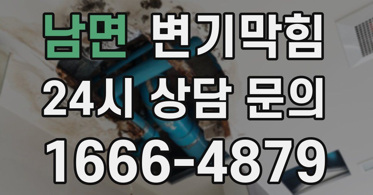 남면 변기