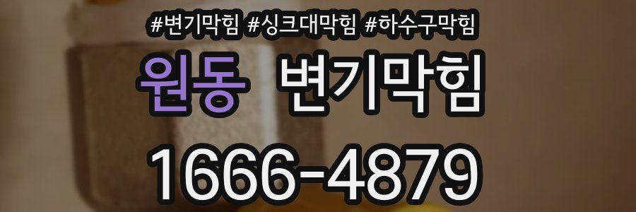 변기막힘