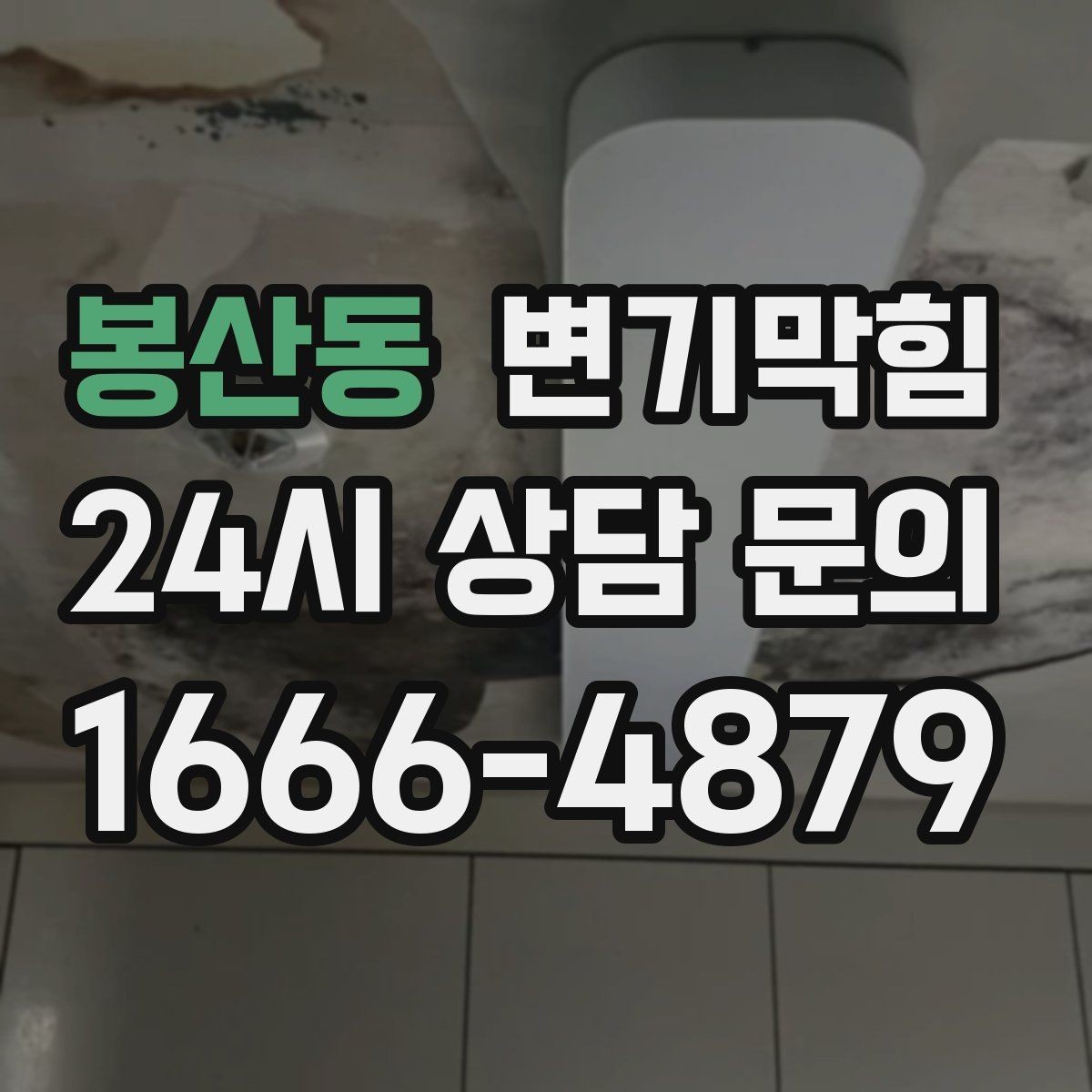 봉산동 변기막힘 카페 배수구막힘 오픈 향 유지 성공