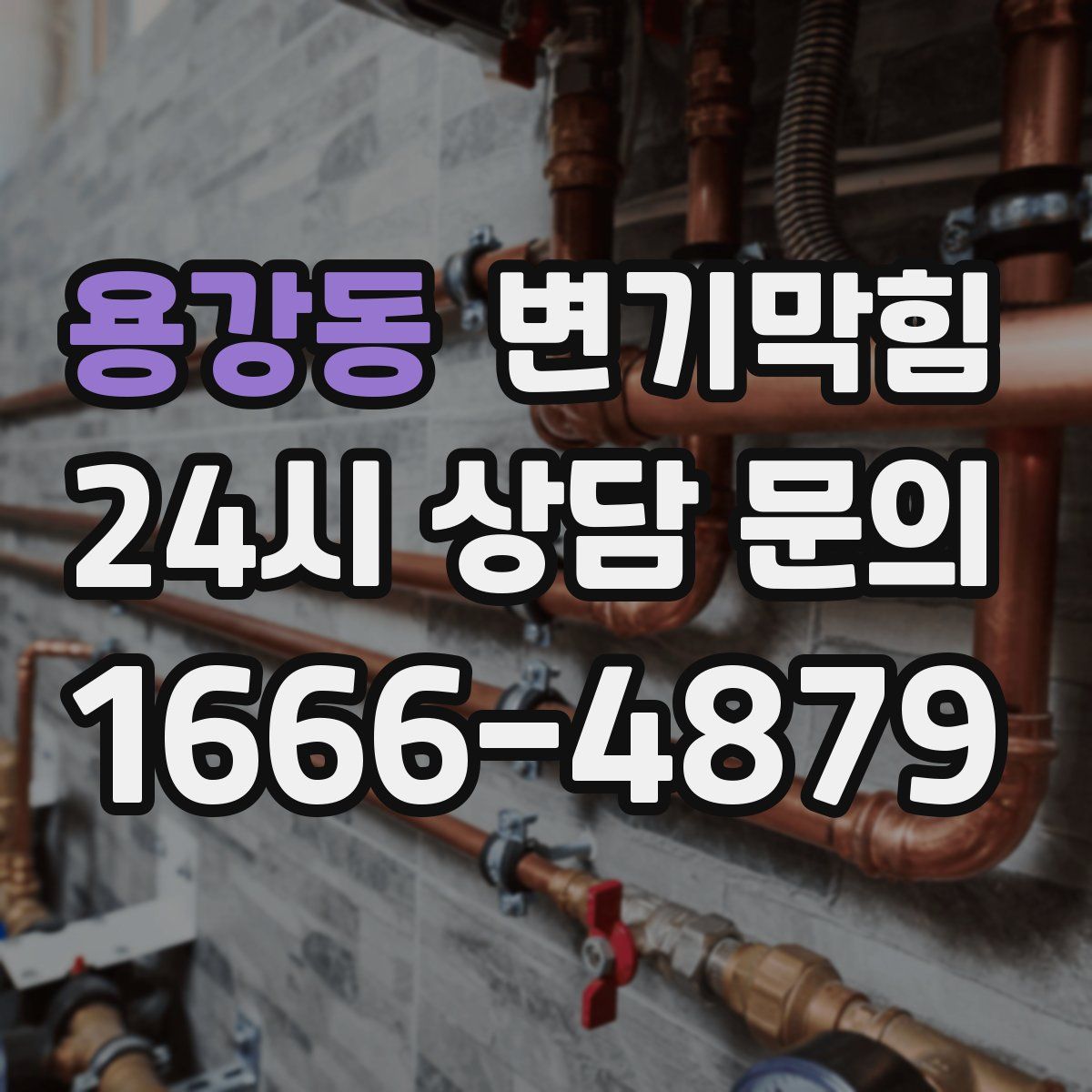 용강동 변기막힘