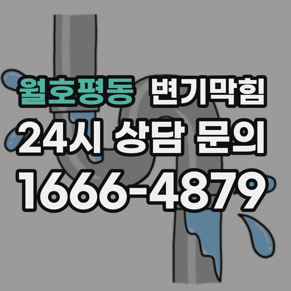 월호평동 변기막힘