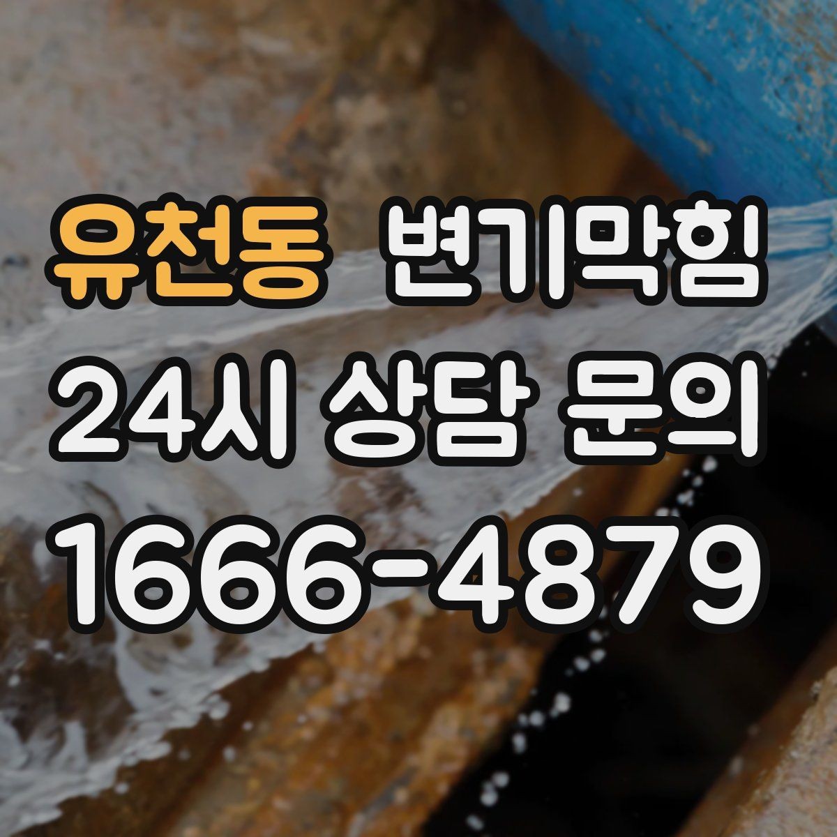 유천동 변기막힘 아파트 화장실역류 압력 균형