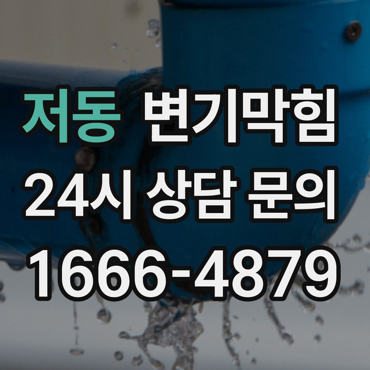 저동 변기막힘