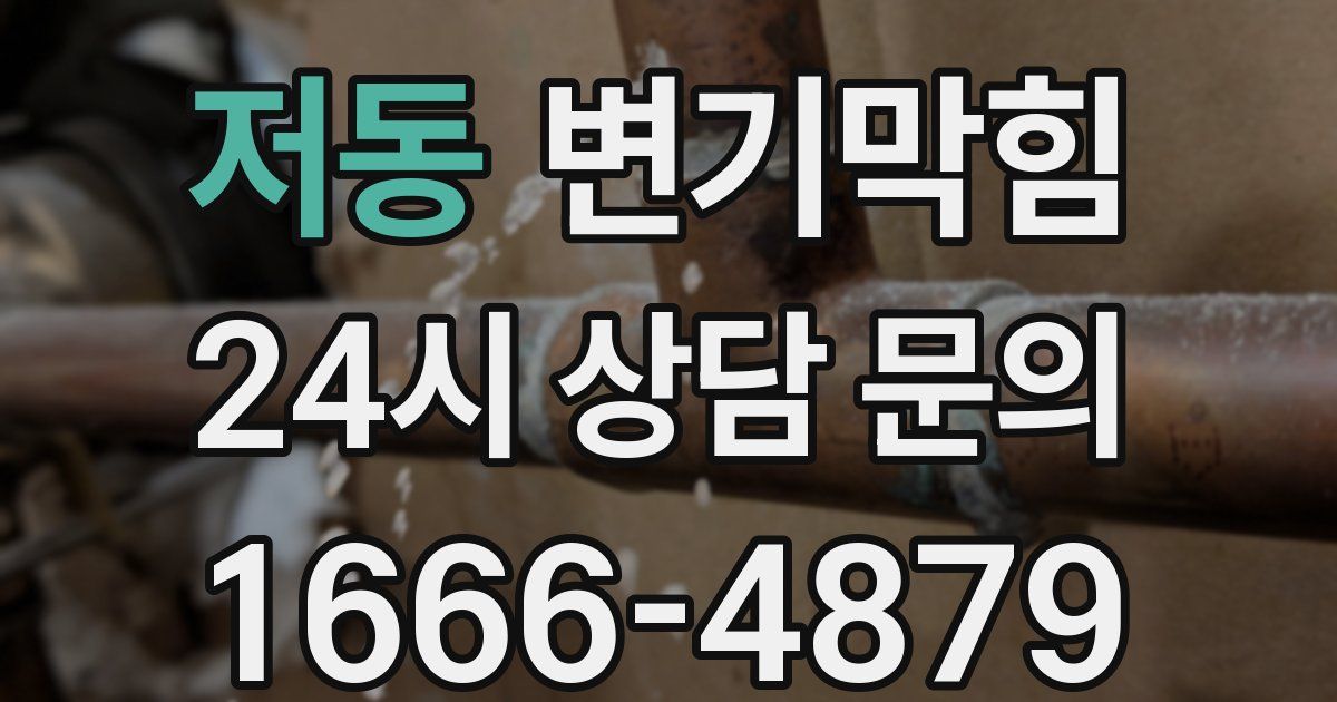 저동 변기