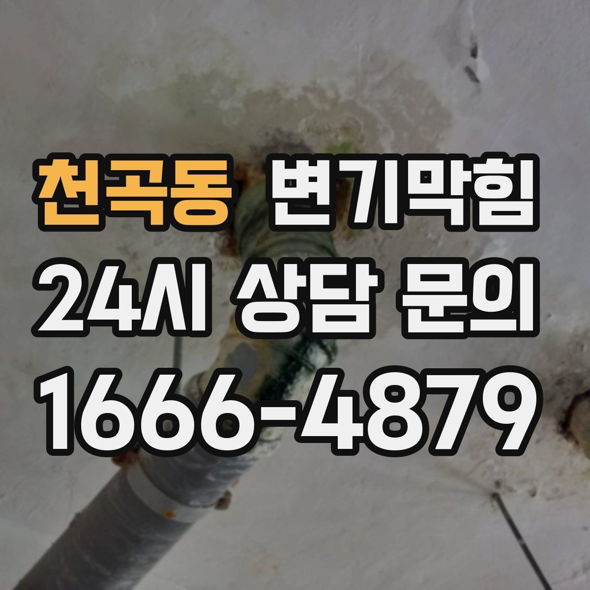 천곡동 변기막힘 상가 화장실역류 표준 응대 프로세스