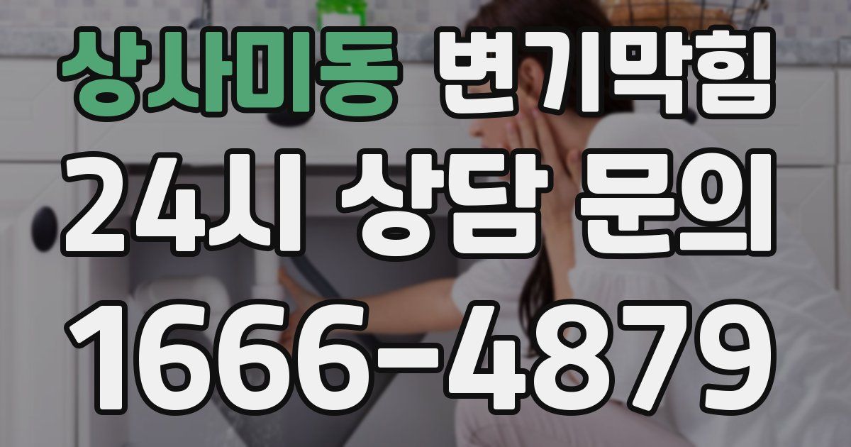상사미동 변기