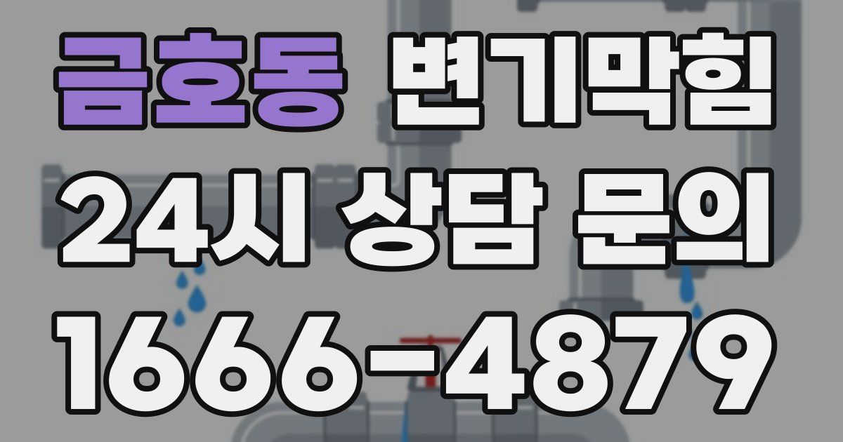 금호동 변기
