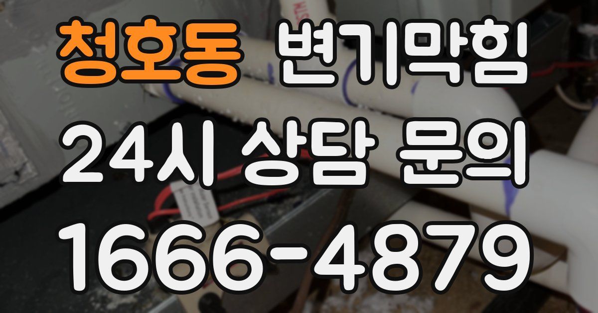청호동 변기