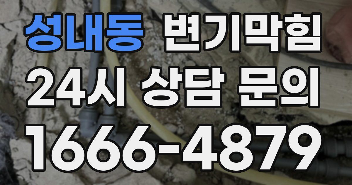 성내동 변기
