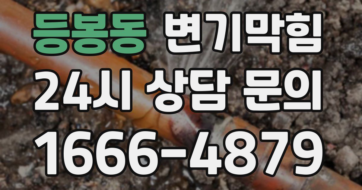 등봉동 변기