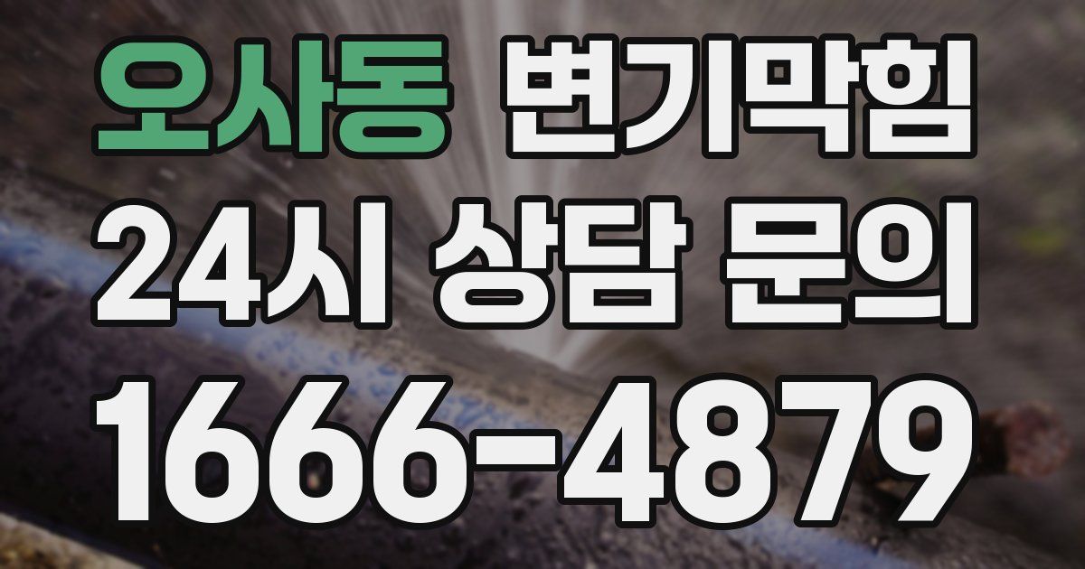 오사동 변기