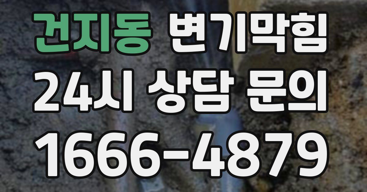 건지동 변기