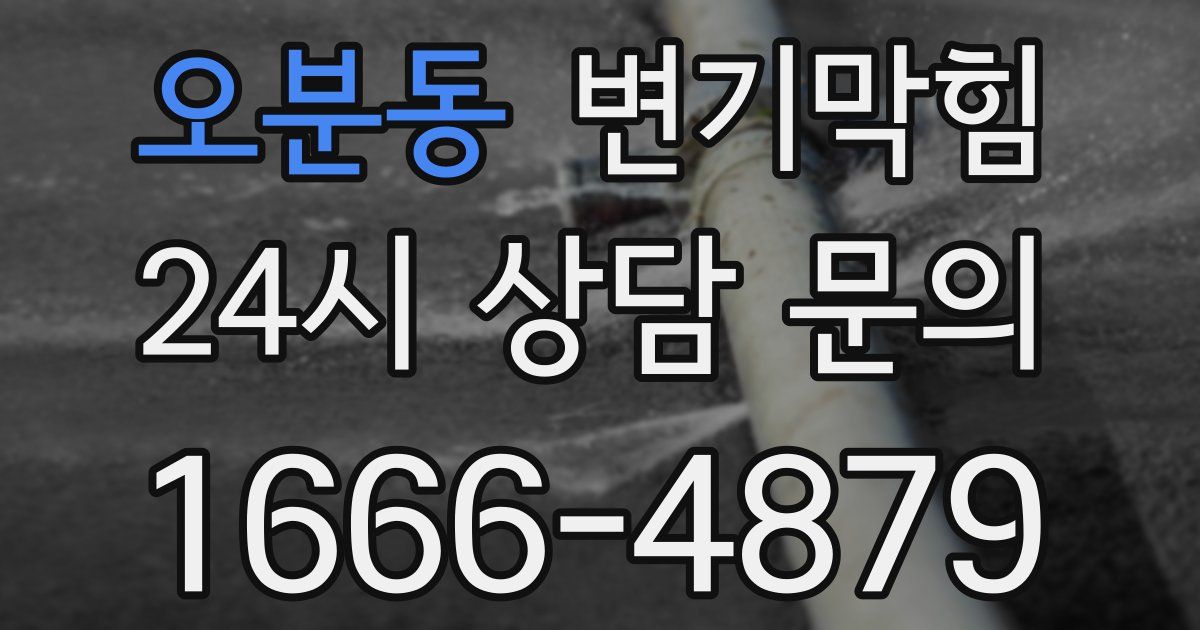 오분동 변기