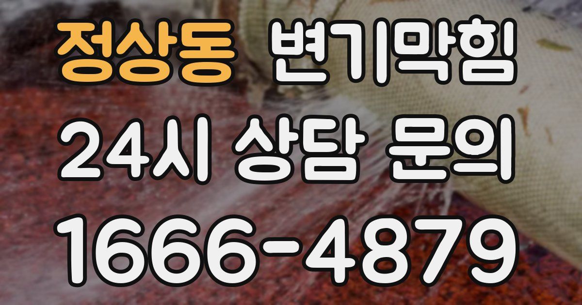 정상동 변기