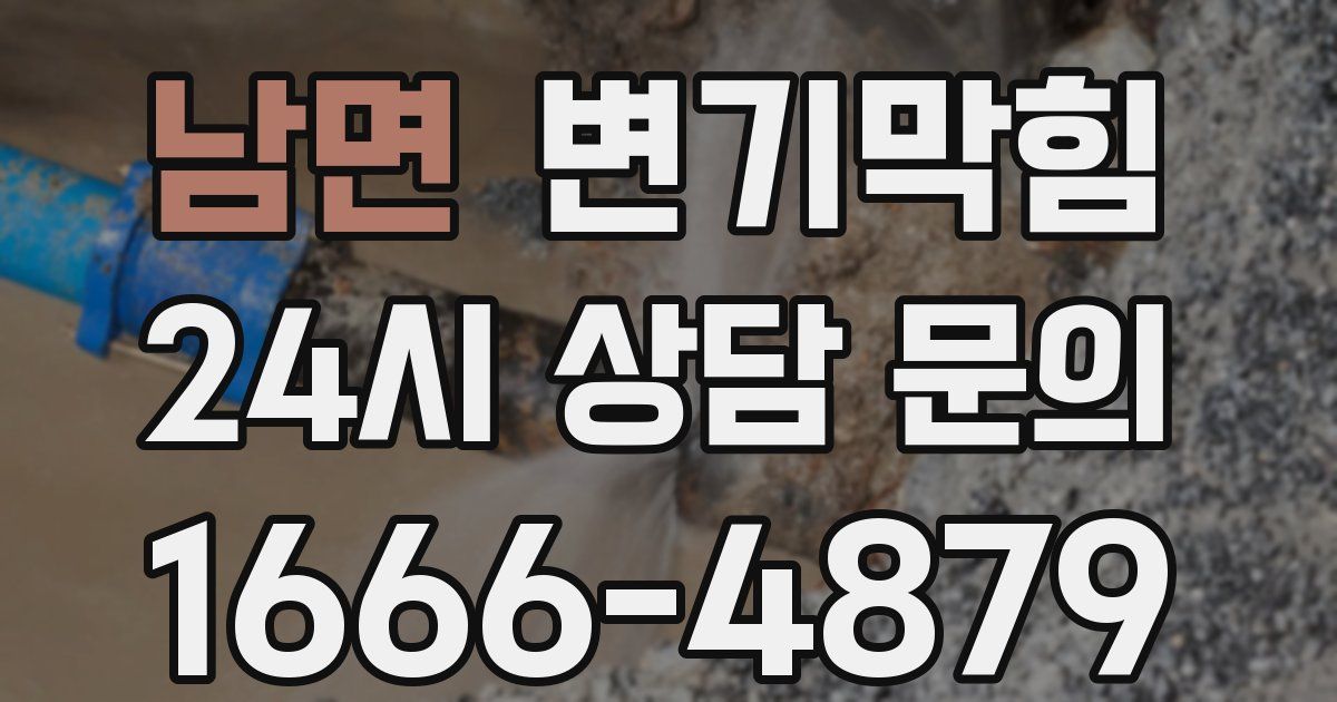 남면 변기