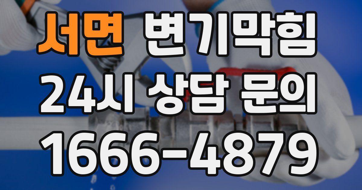 서면 변기