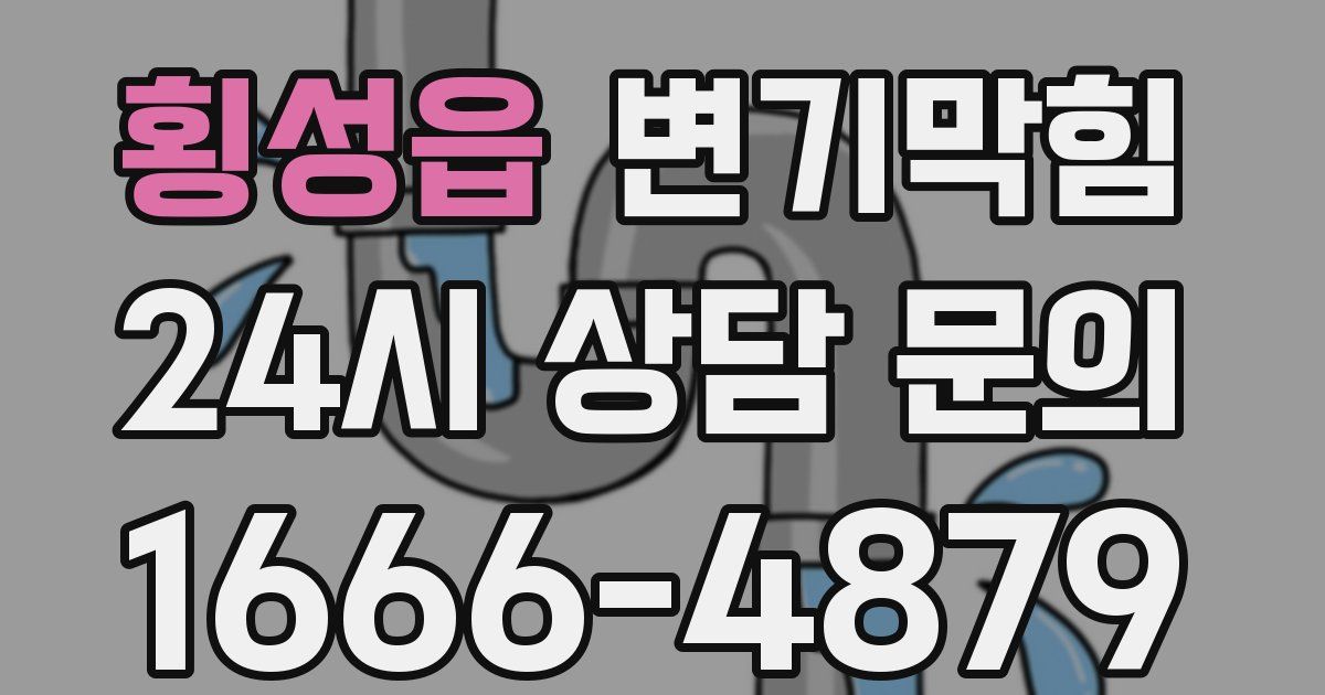 횡성읍 변기
